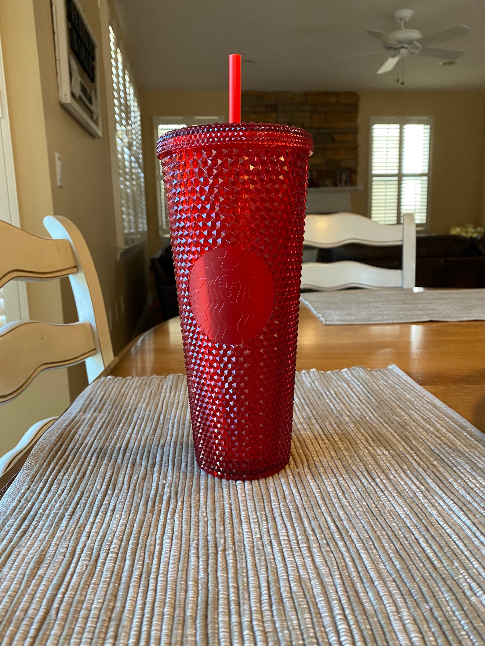 Starbucks 2021 China 24oz Bling Red Shinning Diamond Studded Etsy