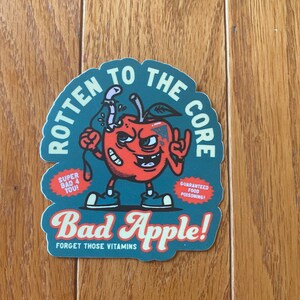 Rotten to the Core - poison apple - Descendants - Sticker