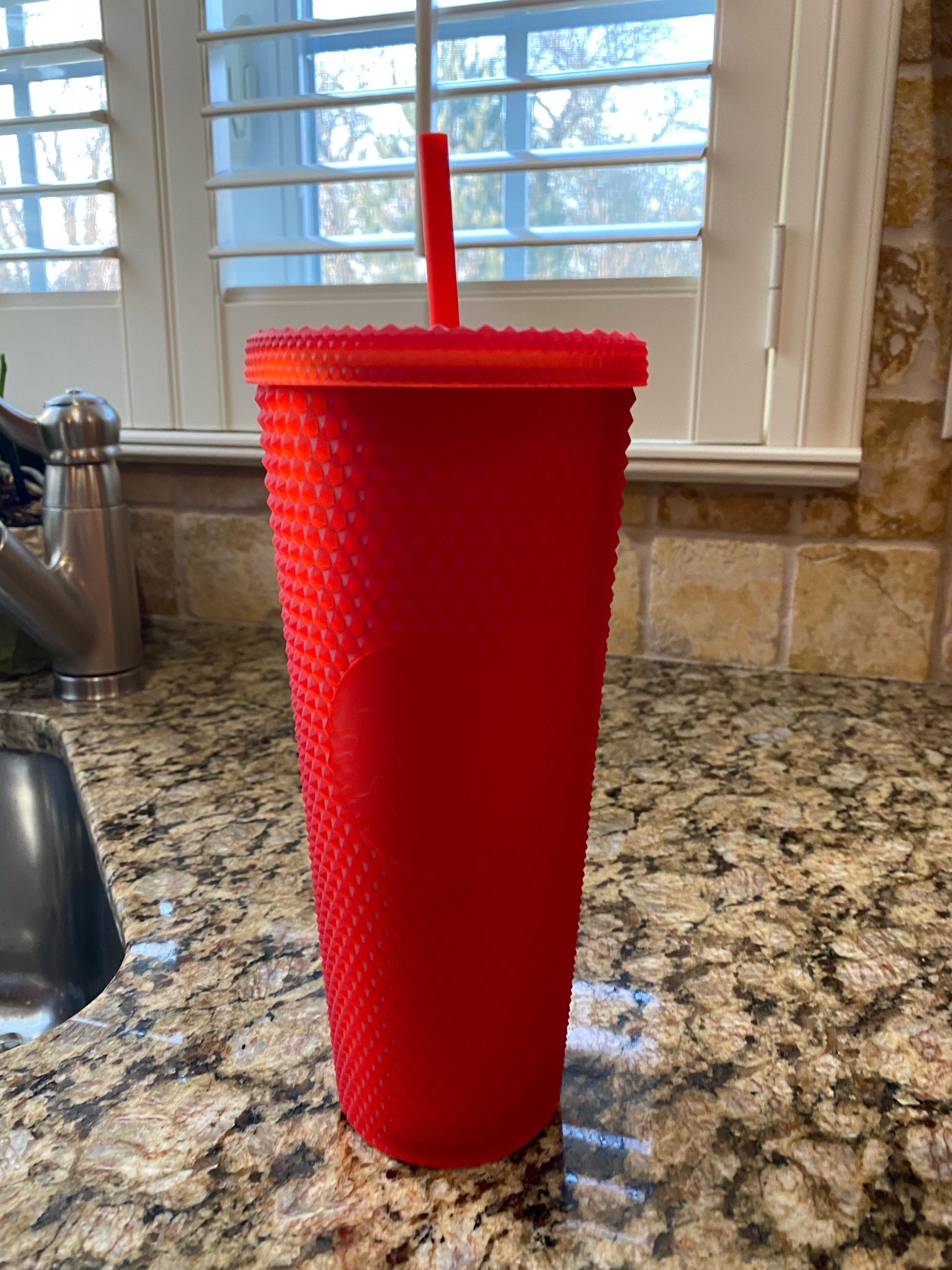 Starbucks Limited Edition Valentines 2021 red matte studded Etsy