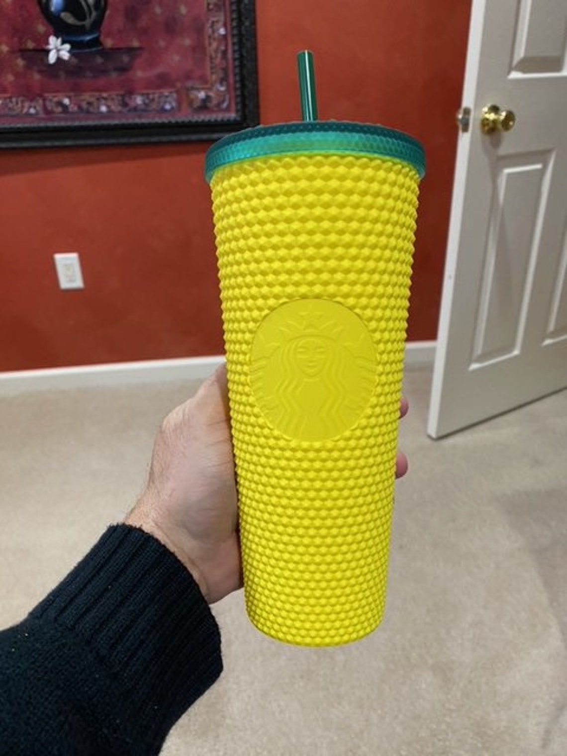 starbucks 2020 hawaii exclusive collection matte studded pineapple 24oz tumbler