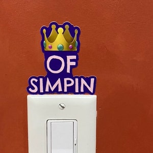 simp or pimp simpin meaning stickers simp funny stickers simpin stickers gag stickers image 3