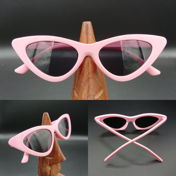 \'58 Mod Pinup Girl Cateye Sunglasses Genuine Glass Lenses Actual Vintage s-l400.jpg main image 2