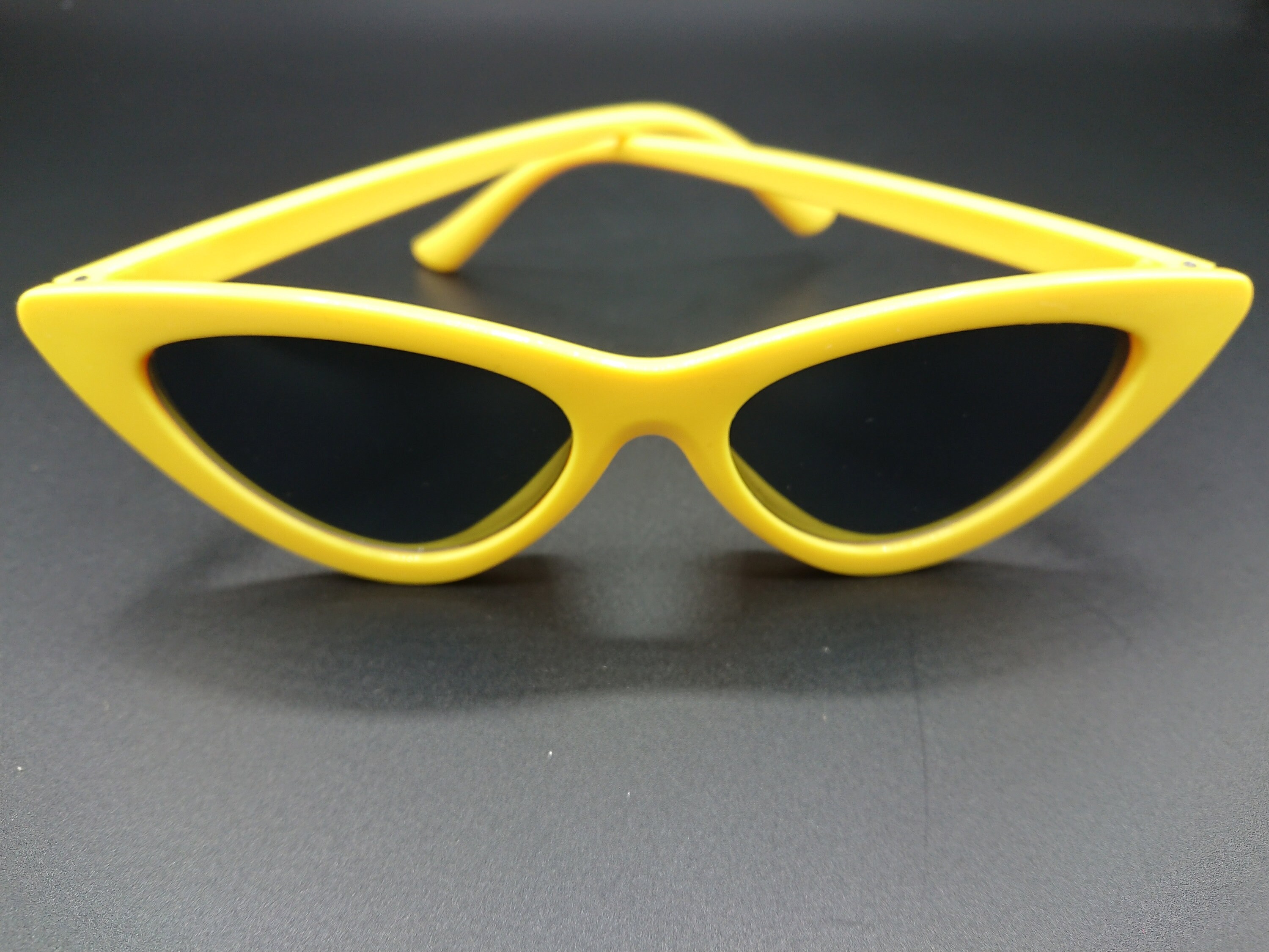Sunflower Yellow Cat Eye Sunglasses 1950s Retro Mod Style Etsy