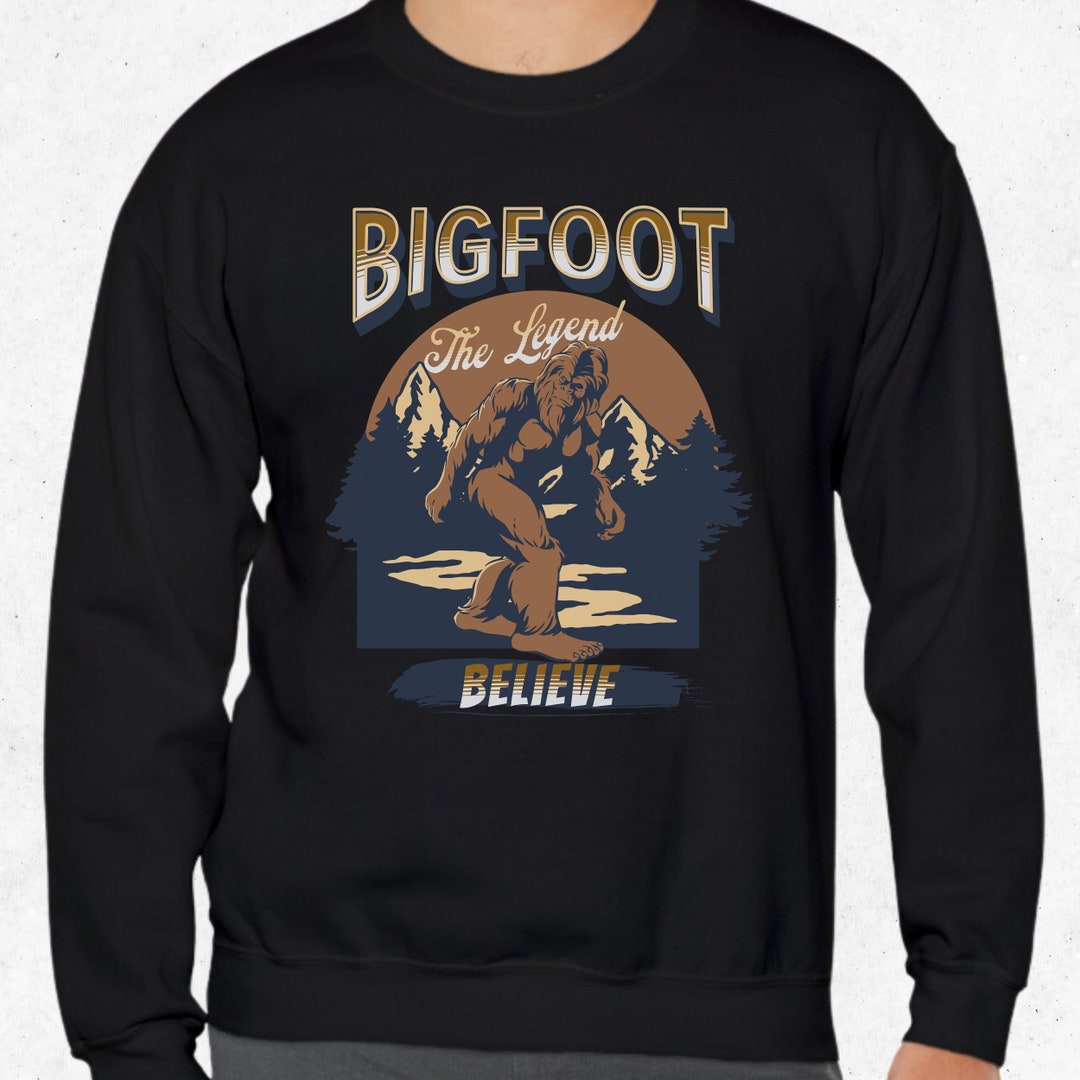 Bigfoot Sweatshirt Sasquatch Sweatshirt Bigfoot Sasquatch - Etsy
