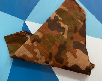 Crazy for Camo Dog, Cat Pet Bandana to Match Your Face Mask by The Artful Lawyer