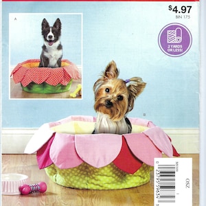 uncut McCall&#39;s sewing pattern 9309 pet bed FF