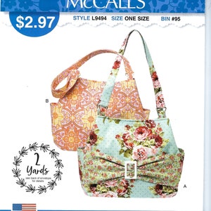 uncut McCall&#39;s sewing pattern 9494 bags  FF
