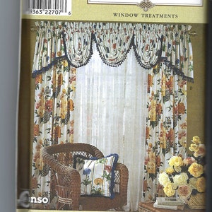 Uncut Simplicity Schnittmuster 8614 One Size Fensterbehandlungen FF