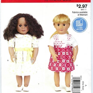 uncut McCall&#39;s sewing pattern 9312 18 inch doll FF