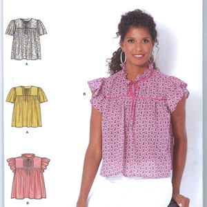 Uncut Simplicity Sewing Pattern 11102 9333 Pullover TOPS