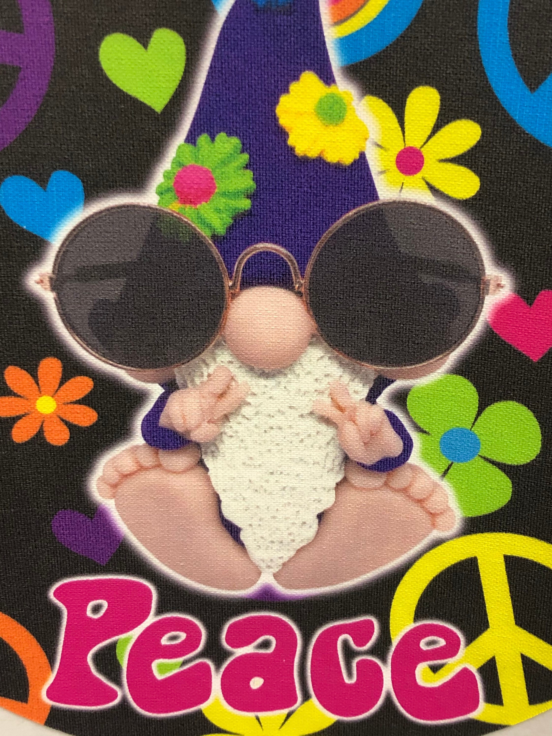 Peace Gnome Fabric Wall Decal 5 Sticker - Etsy UK