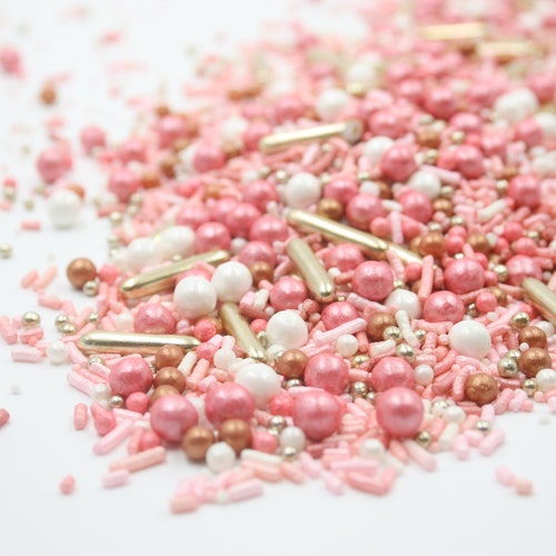 Rose Gold Handmade Sprinkles Etsy