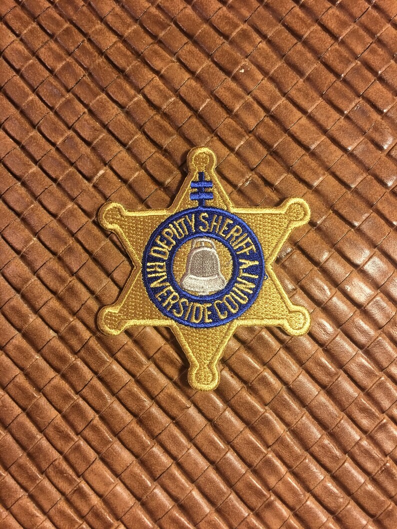 Riverside County Sheriff Collectible Patch Etsy