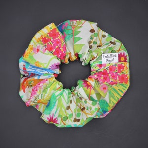 Liberty Fabrics Tresco Tana Lawn Cotton Print Scrunchie Hair Accessory Ponytail Holder Floral