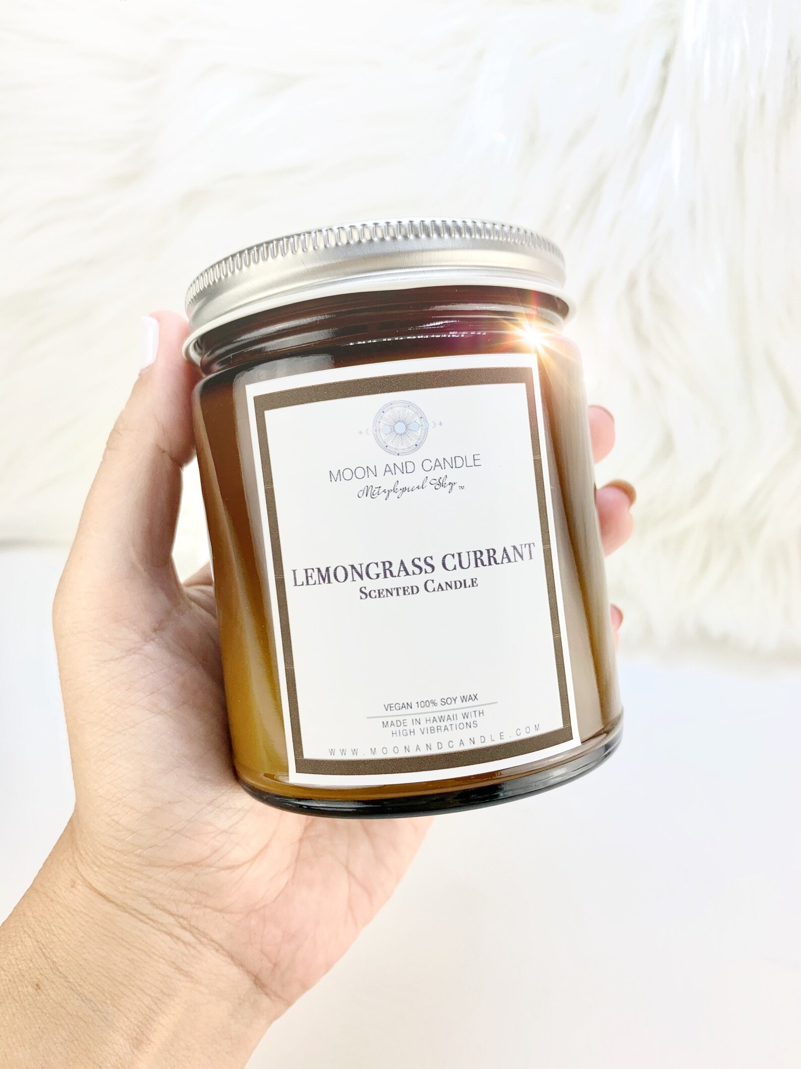 Lemongrass Currant Scented Candle Etsy