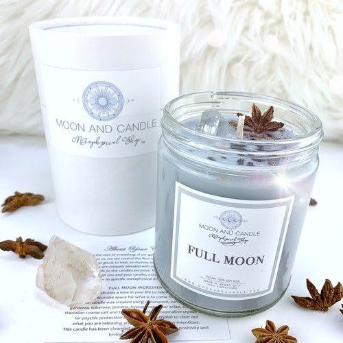 New Moon Ritual Candle Etsy