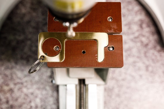 Not Today Covid Engraved Touch Tool Door Opener Keychain Etsy