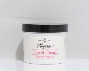 HAGERTY Jewel Clean Jewelry Cleaner Dip Basket &brush oro diamantes de plata 4oz