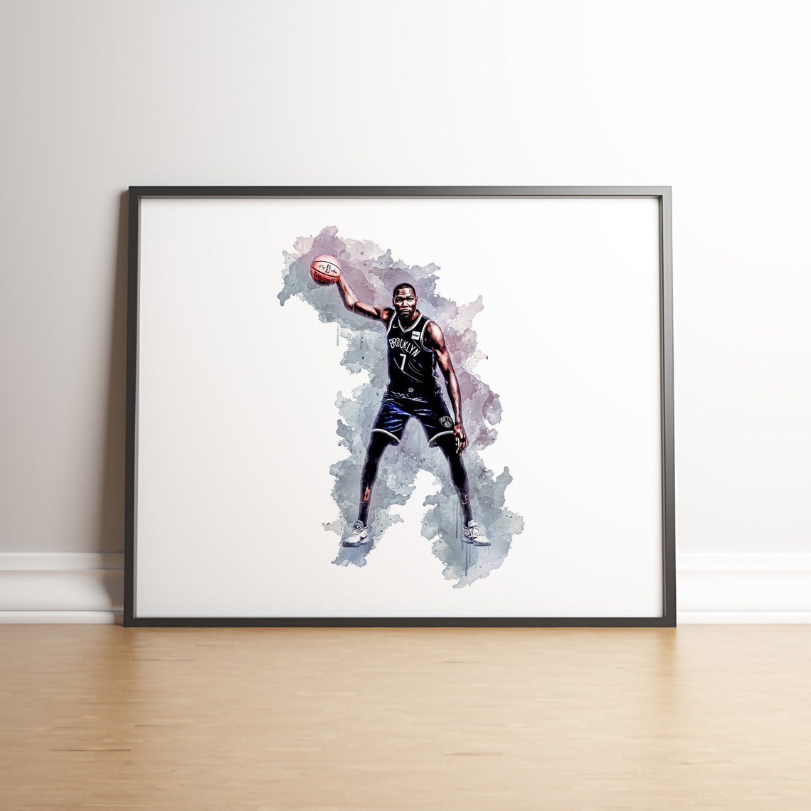 Kevin Durant Watercolor Print Poster Digital Download Gift - Etsy