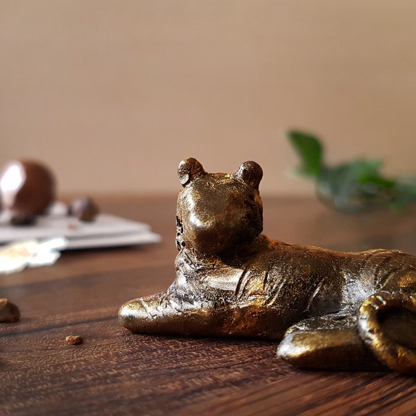 Chinese Zodiac Gold Tiger Etsy