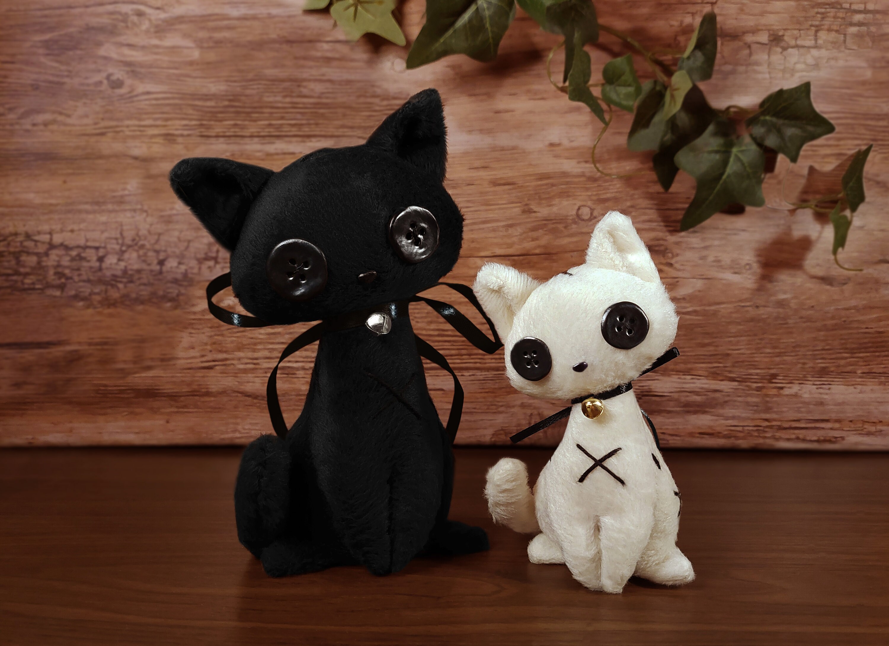 Stuffed Black Cat Etsy UK