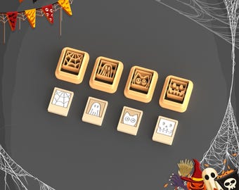Halloween Polaroid Pictures Pack Clay Cutter: Halloween Earring STL File, 6 Sizes (Digital Download)