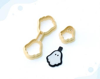 Ghost Keychain Clay Cutter: Stitch Earring STL File (Digital Download)