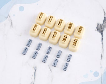 Bookshelf Clay Cutter: 5 Sizes, STL Earring (Digital STL File)