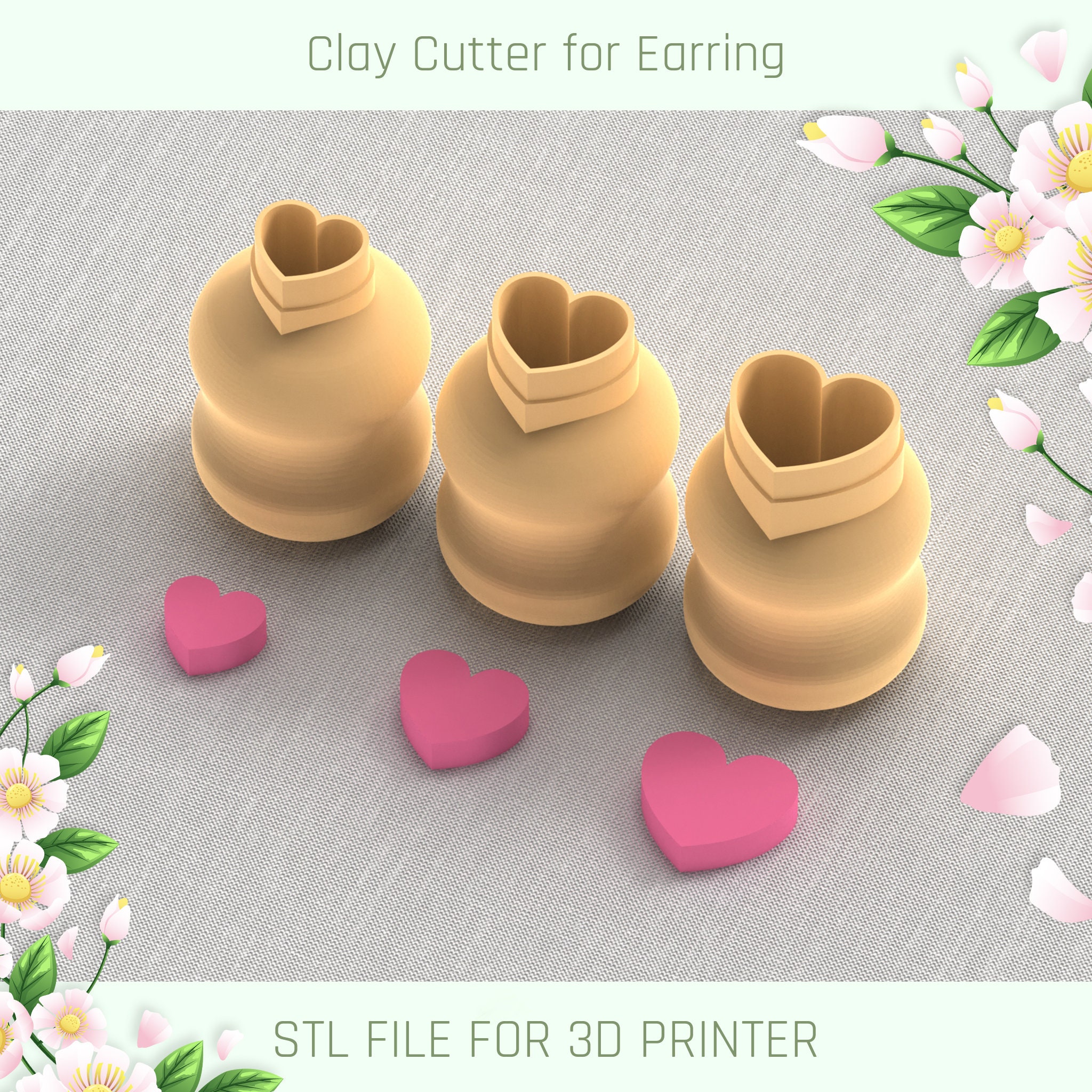 Yofuly Polymer Clay Cutters, 174 Pcs Mini Clay Cutters for Earrings Making,  Polymer Clay Cutter Tools with Flower Polymer Clay Molds and Jewelry
