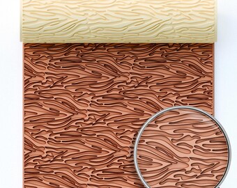 Rodillo para textura de madera, rodillo para cerámica, rodillo para textura, modelado, escultura, archivo STL digital