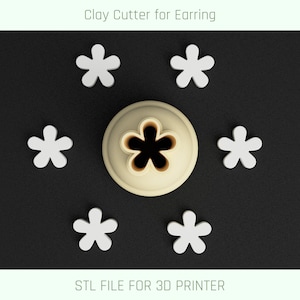 Buttercup Micro Clay Cutter, Mini Clay Tools, 3D Printer File, Digital Download