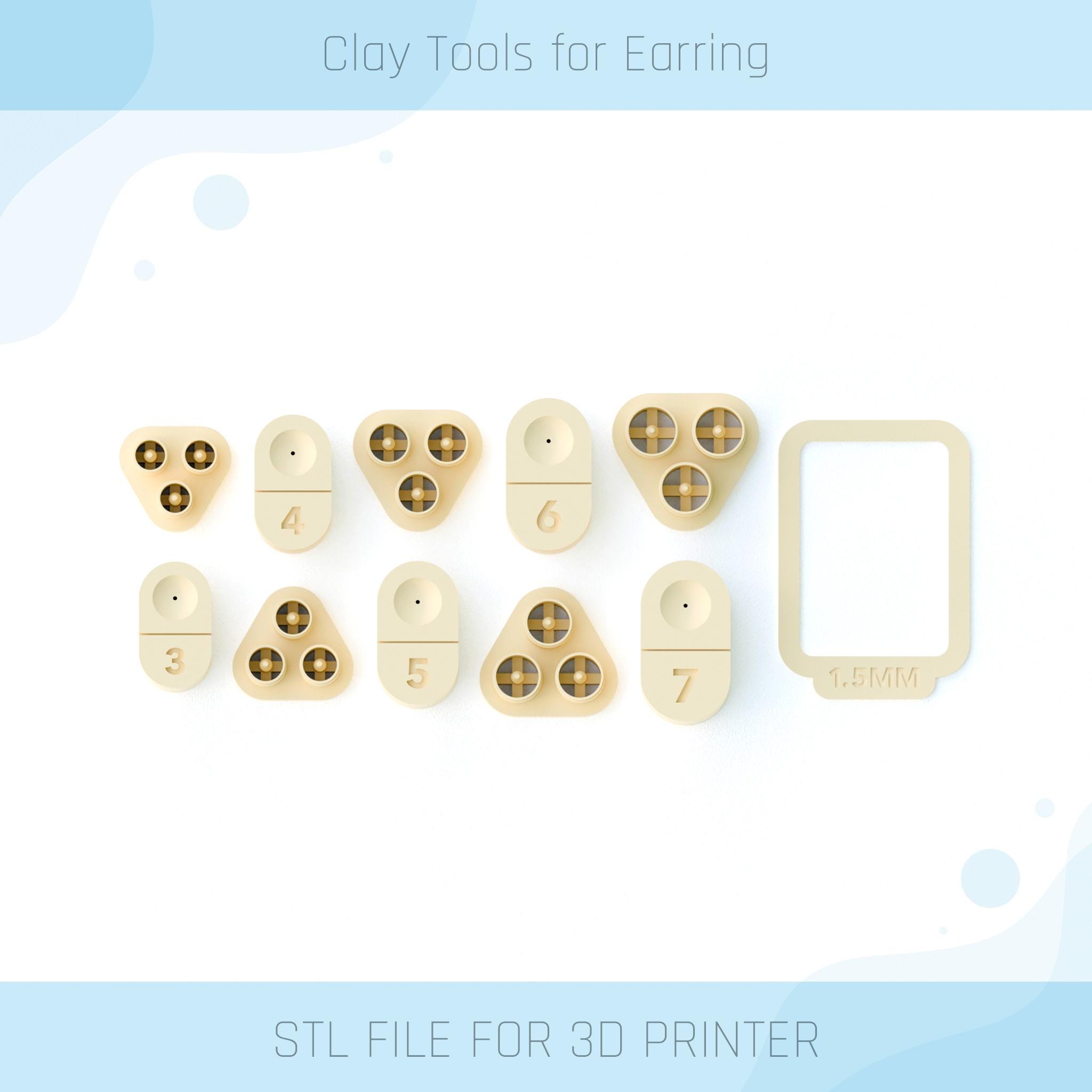 Post Embed Tool, Polymer Clay Tool, 3D Printer File, Digital Download ...