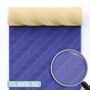 Abstract Lines Texture Roller, Pottery Roller, Texture Rolling Pin, Modeling, Sculpting, Digital STL File
