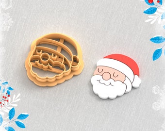 Santa Clay Cutter: Christmas Earring STL File (Digital Download)