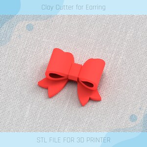 Puede incluir: Cortador de arcilla de plástico rojo en forma de lazo. Archivo STL para impresora 3D.