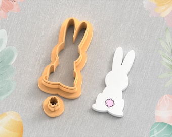 Bunny Clay Cutter for Earrings: Easter STL File (Digital Download)