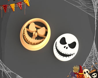 Jack Face Clay Cutter: Halloween Earring STL File (Digital Download)