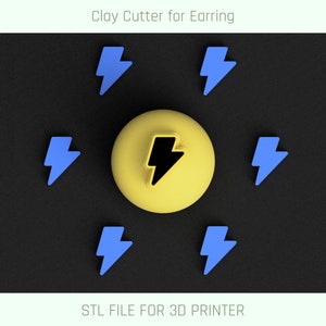 Flash Micro Clay Cutter, Mini Clay Tools, 3D Printer File, Digital Download