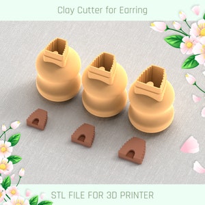 Beehive Mini Clay Cutter 3 Sizes | Polymer Clay Cutters | Micro Cutters | Earring Making | Digital File