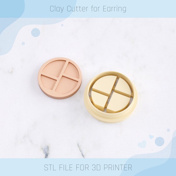 Shelves A Clay Cutter, Bookshelf Clay Cutter, 4 Sizes, STL Earring, Digital STL File