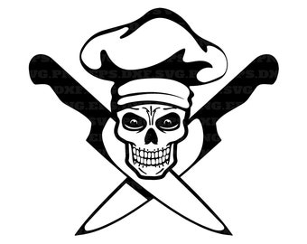 Chef Skull Etsy Chef Skull Etsy