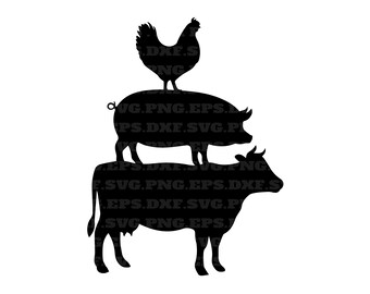 Download Farm Animals Svg Etsy