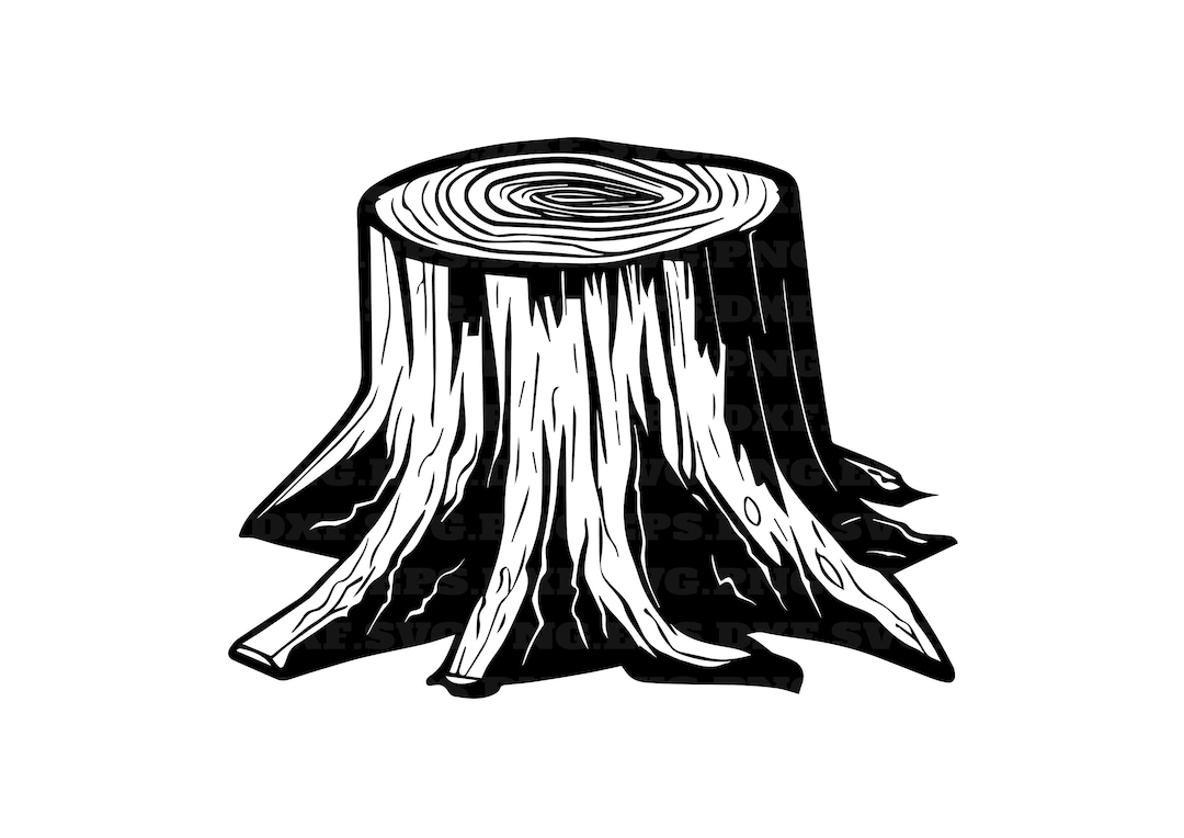 Tree Stump, Svg, Slice, Slab, Trunk, Lumber, Clipart, Png Files