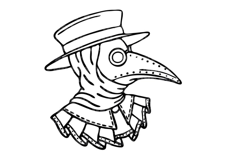 Download Plague doctor mask svg plague doctor steampunk mask | Etsy