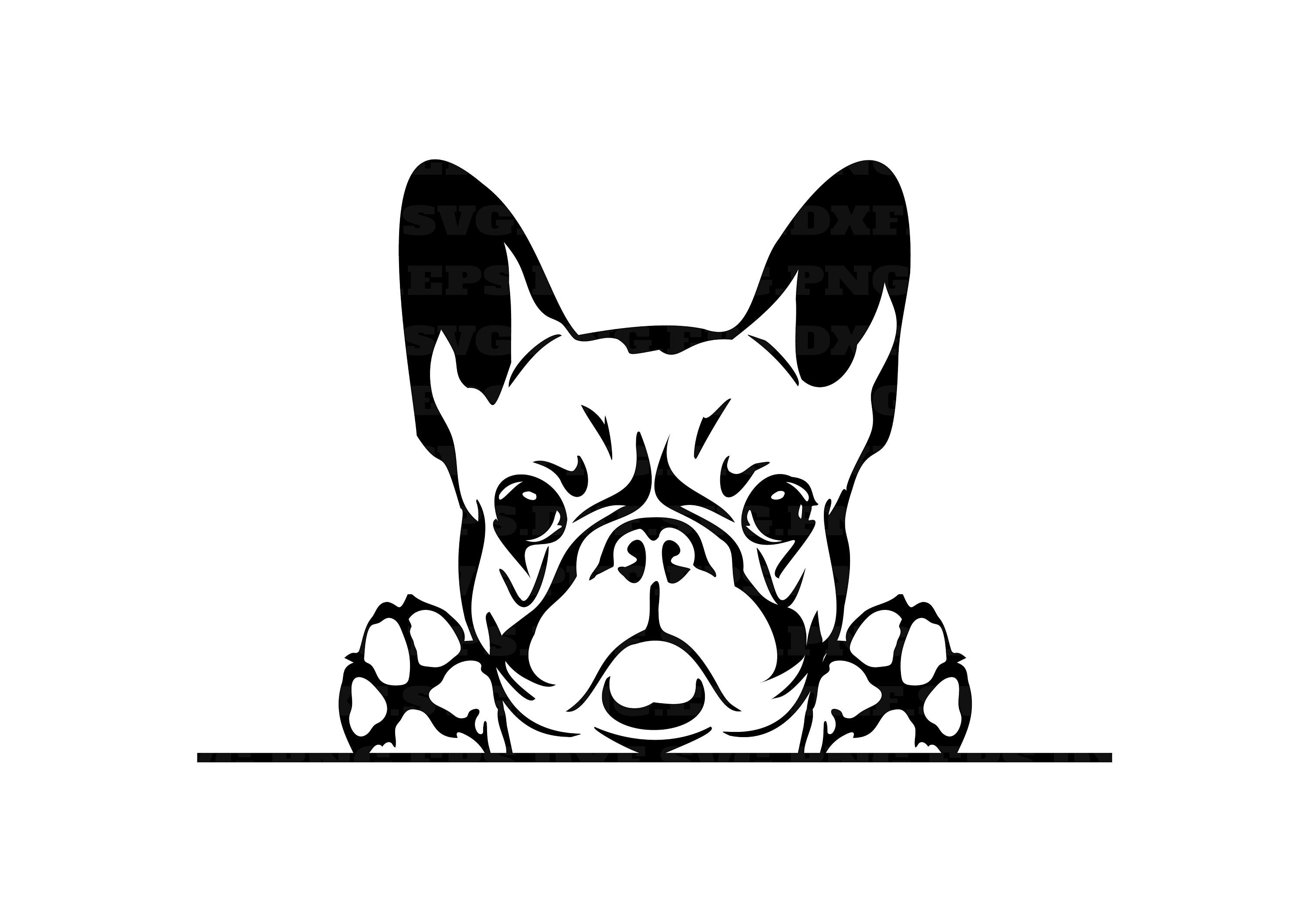 French Bulldog dog svg png and svg png files instant | Etsy