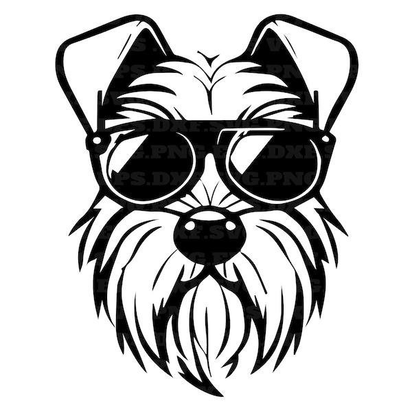 schnauzer, dog, peeking dogs svg, png cut files, dog svg, png and svg, png files, instant download, animal with sunglasses