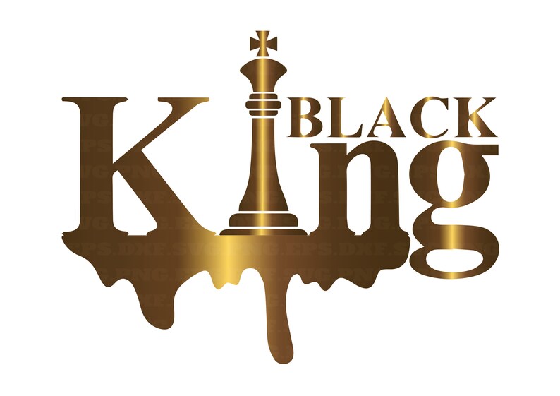 Black King Svg Afro Svg Melanin Svg Png and Svg Png Files Etsy