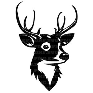 Deer Hoof Print vector .eps, .svg, .dxf & 1 .png Vinyl Cutter Ready,  T-Shirt, CNC clipart graphic 0065