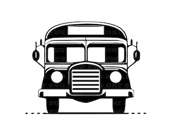 school bus svg, car svg, truck svg, png and svg, png files, instant download, vector files