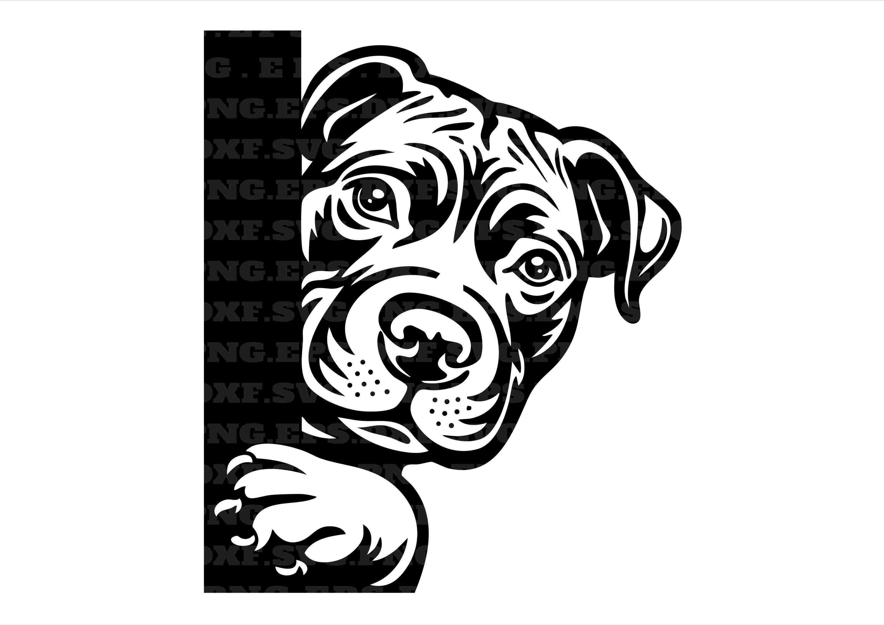 Pitbull graphics - Etsy België, image size:3000x2121